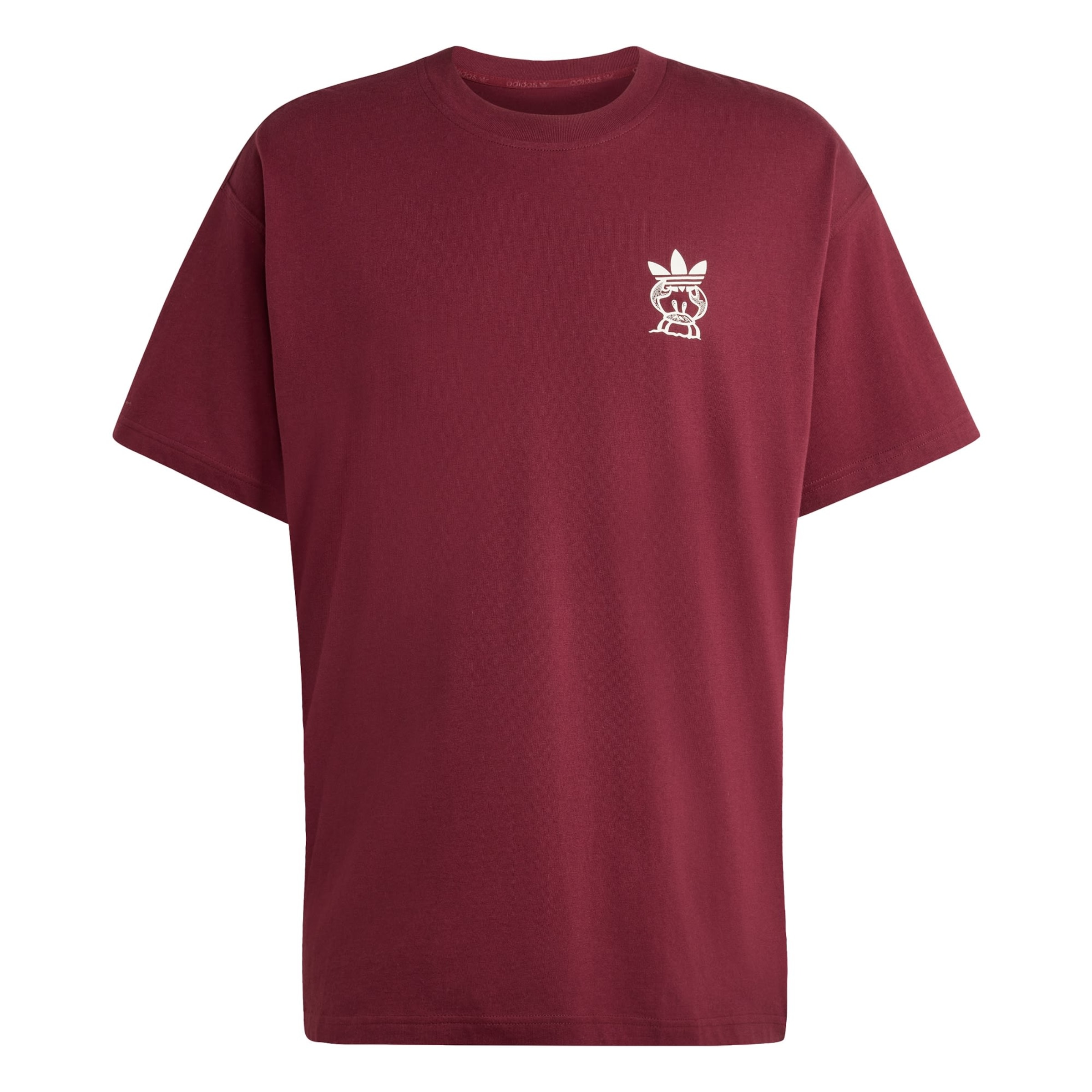 T-Shirt 'Surf Shop' ADIDAS ORIGINALS en rouge : devant