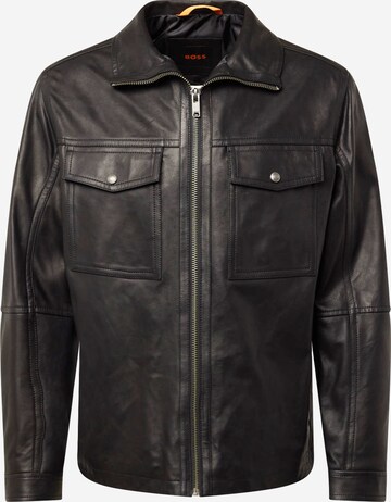 BOSS Between-Season Jacket 'Jonova1' in Black: front