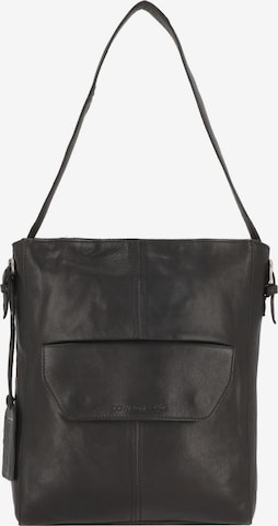 Borsa a spalla 'Brampton' di Cowboysbag in nero: frontale