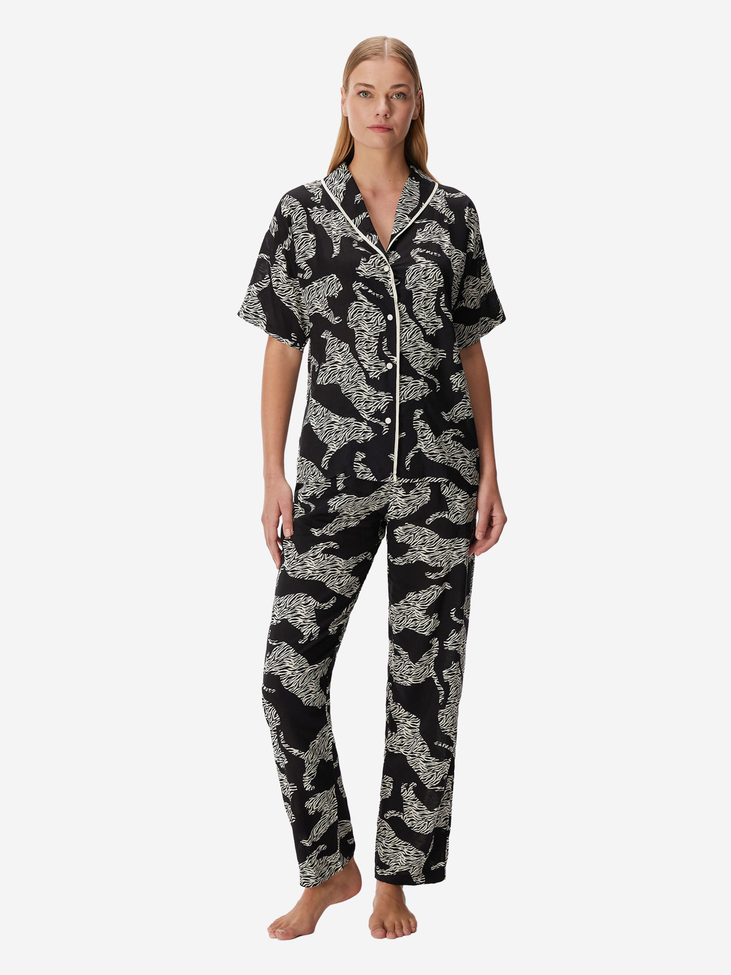 Pyjama ' Lilly ' Goldenbay en gris : devant