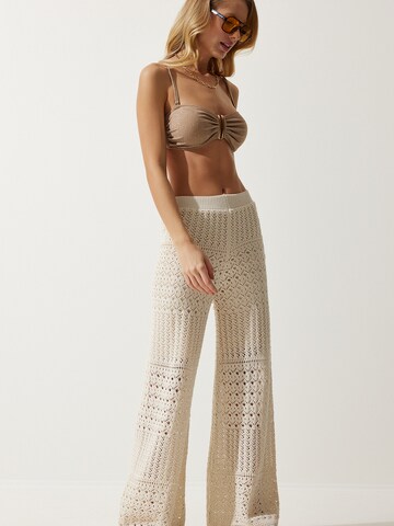 Happiness İstanbul Широкий Штаны в Бежевый