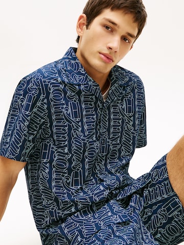 mėlyna Tommy Jeans Standartinis modelis Marškiniai