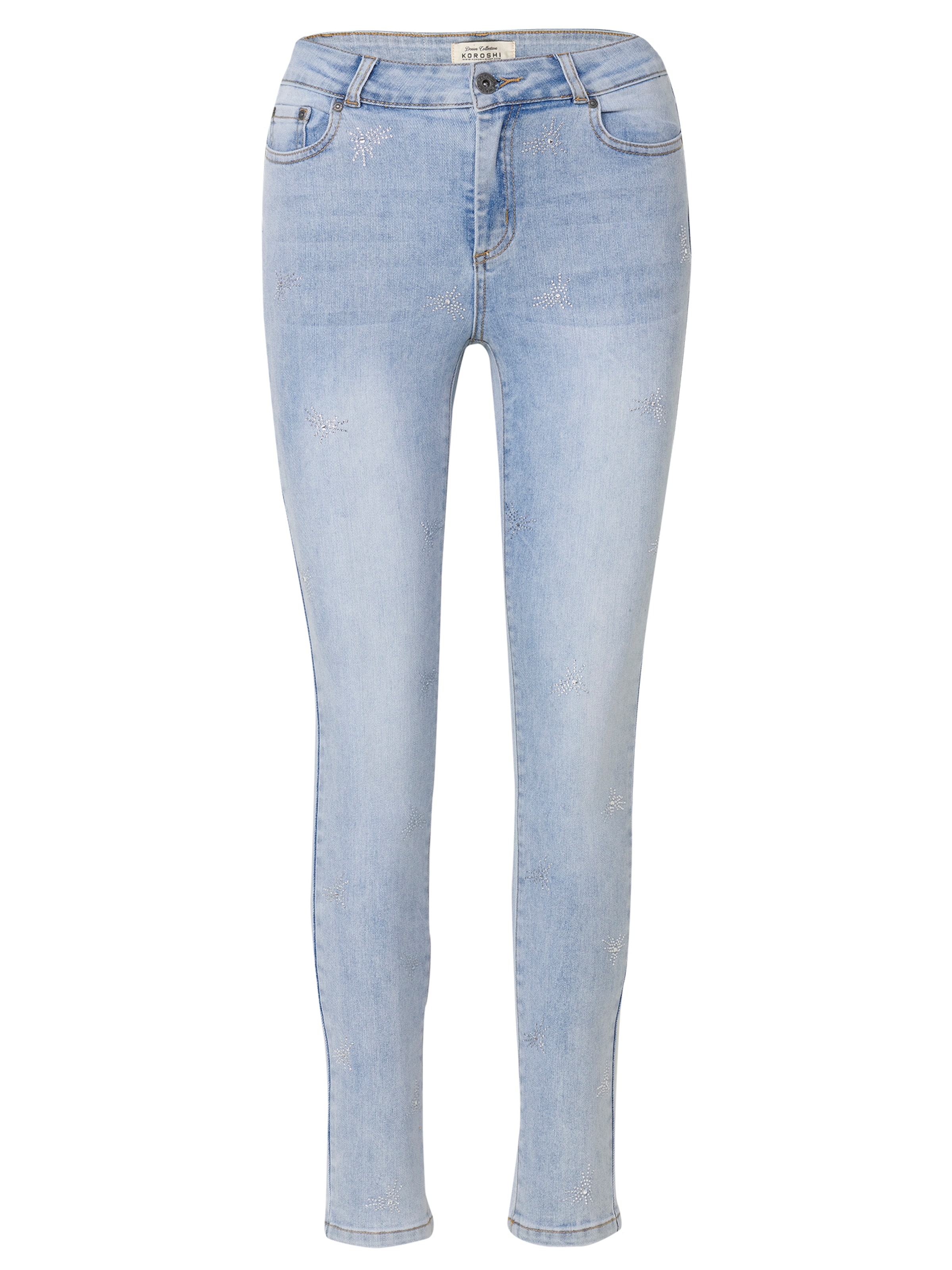 KOROSHI - regular Vaquero en azul: frente