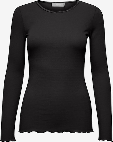 Fransa Shirt in Zwart: voorkant