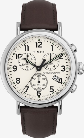 TIMEX Analog Watch ' Standard Essential Collection ' in Brown: front