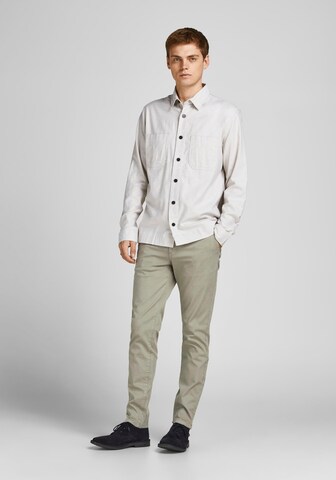 Coupe slim Pantalon chino 'JPSTMarco JJFred' JACK & JONES en beige