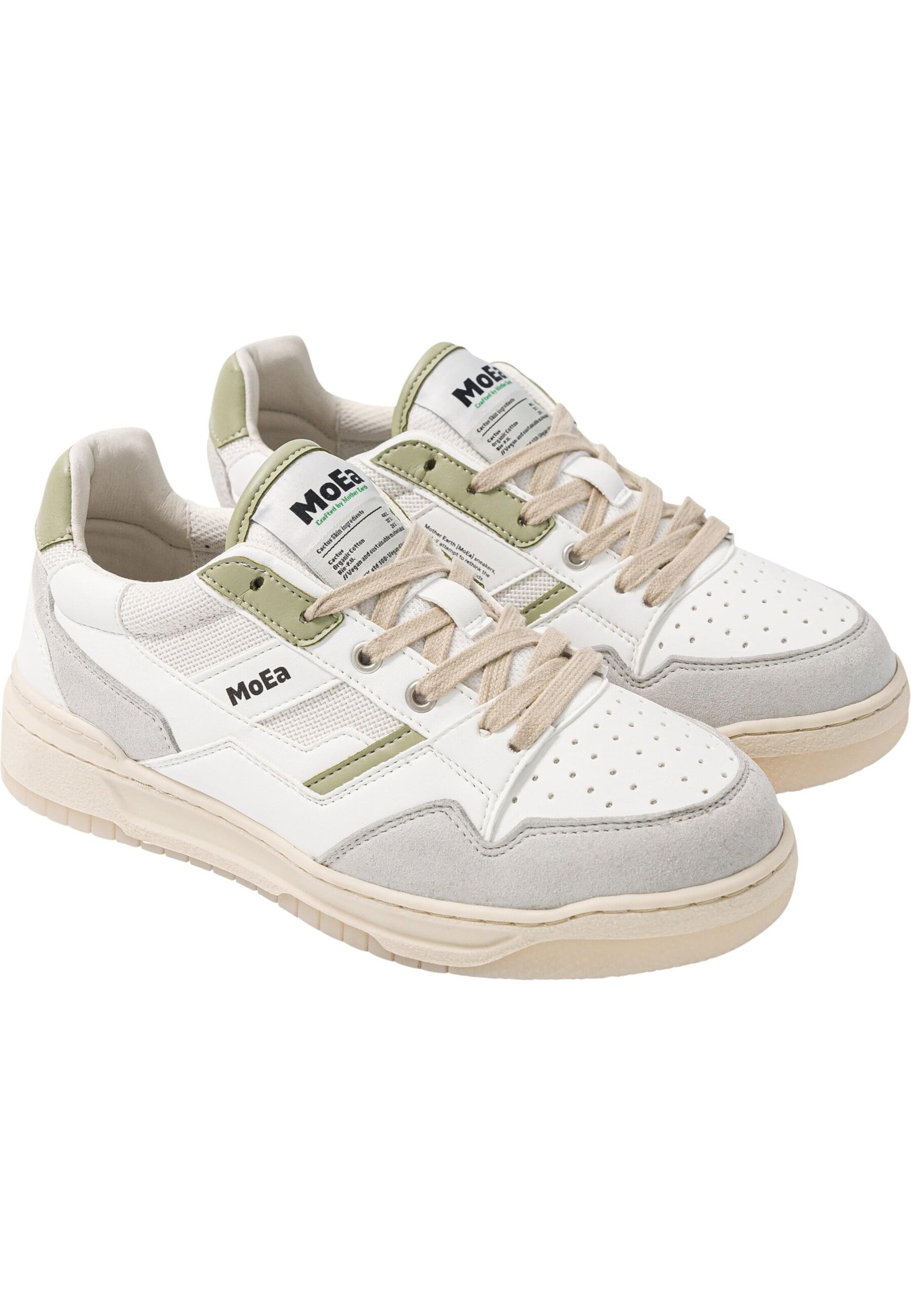 Sneaker bassa 'Gen2 - Cactus' di MoEa in bianco