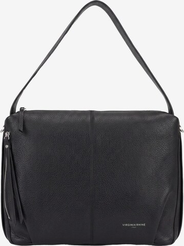Borsa a spalla 'Borsa a Spalla Pelle Genuina Virginia Rhinè 32x25 cm' di Virginia Rhinè in nero: frontale