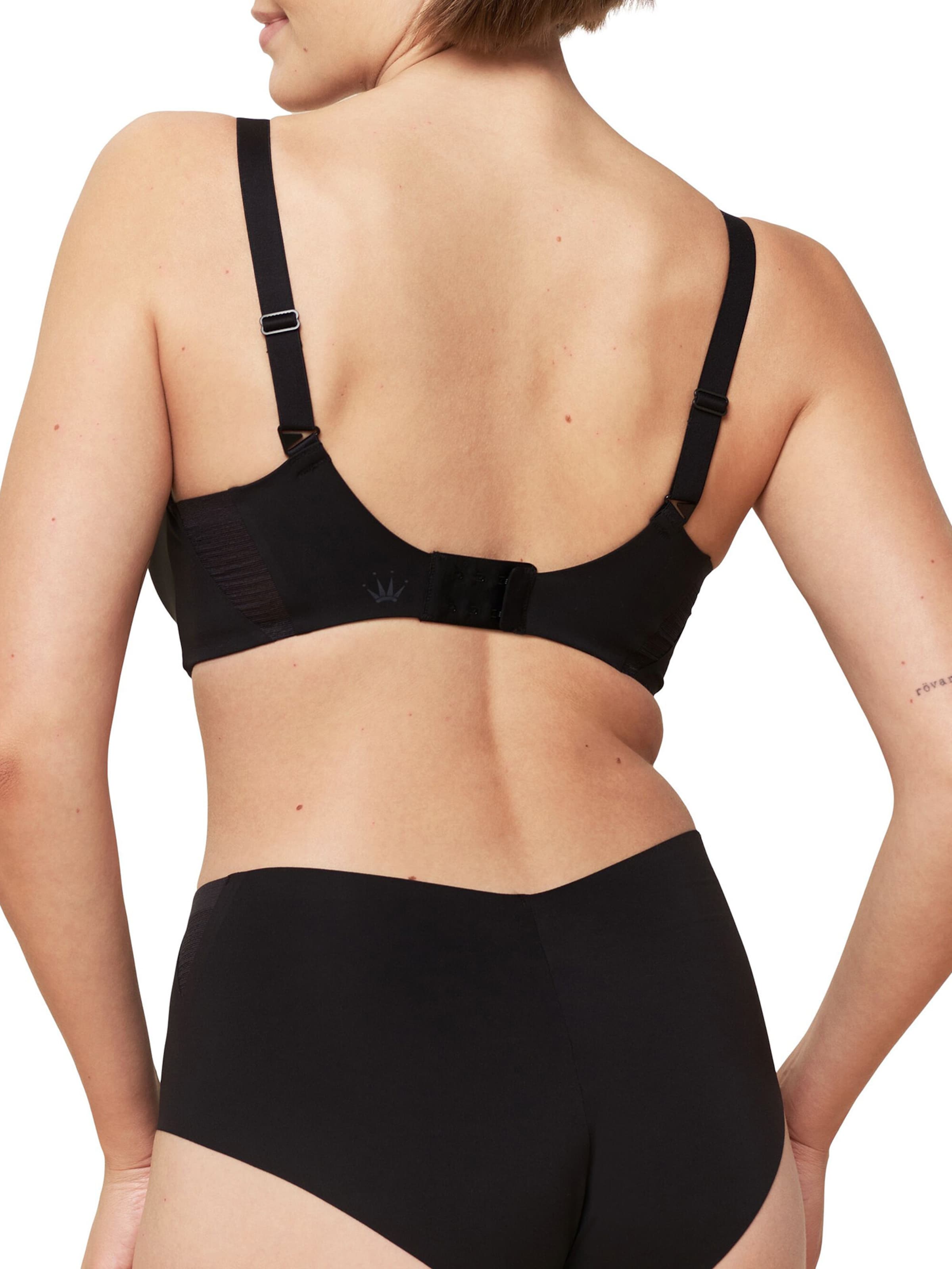 TRIUMPH T-shirt BH ' Flex Smart ' in Zwart