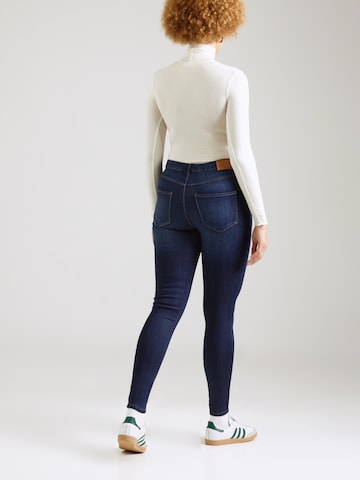 ONLY Carmakoma - Skinny Vaquero 'CARTHUNDER' en azul