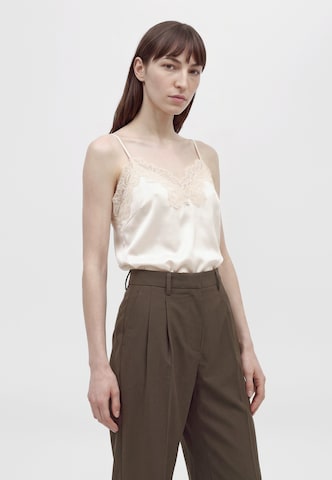 Vero Moda Tall Wide leg Pleat-front trousers 'VMNILA' in Brown: front