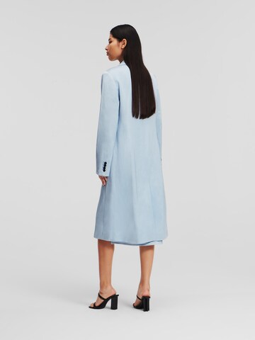 Karl Lagerfeld Between-Seasons Coat in Blue