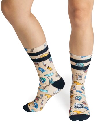 American Socks Socken 'Stinky Surfer - Mid High'‌‌‌‌ in Mischfarben