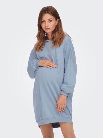 Only Maternity Dress 'Sannie' in Blue: front