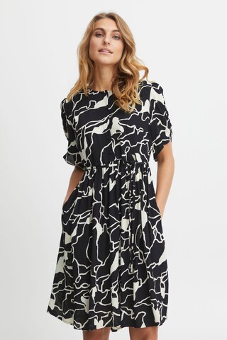 Fransa - Vestidos camiseiros 'Kay' em preto: frente