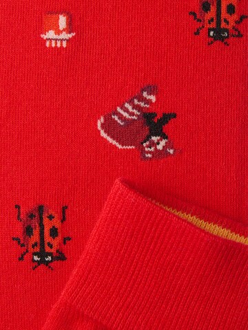 Von Jungfeld Socks 'Signature Icons' in Red