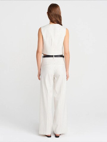 Wide leg Pantaloni de la Dilvin pe maro