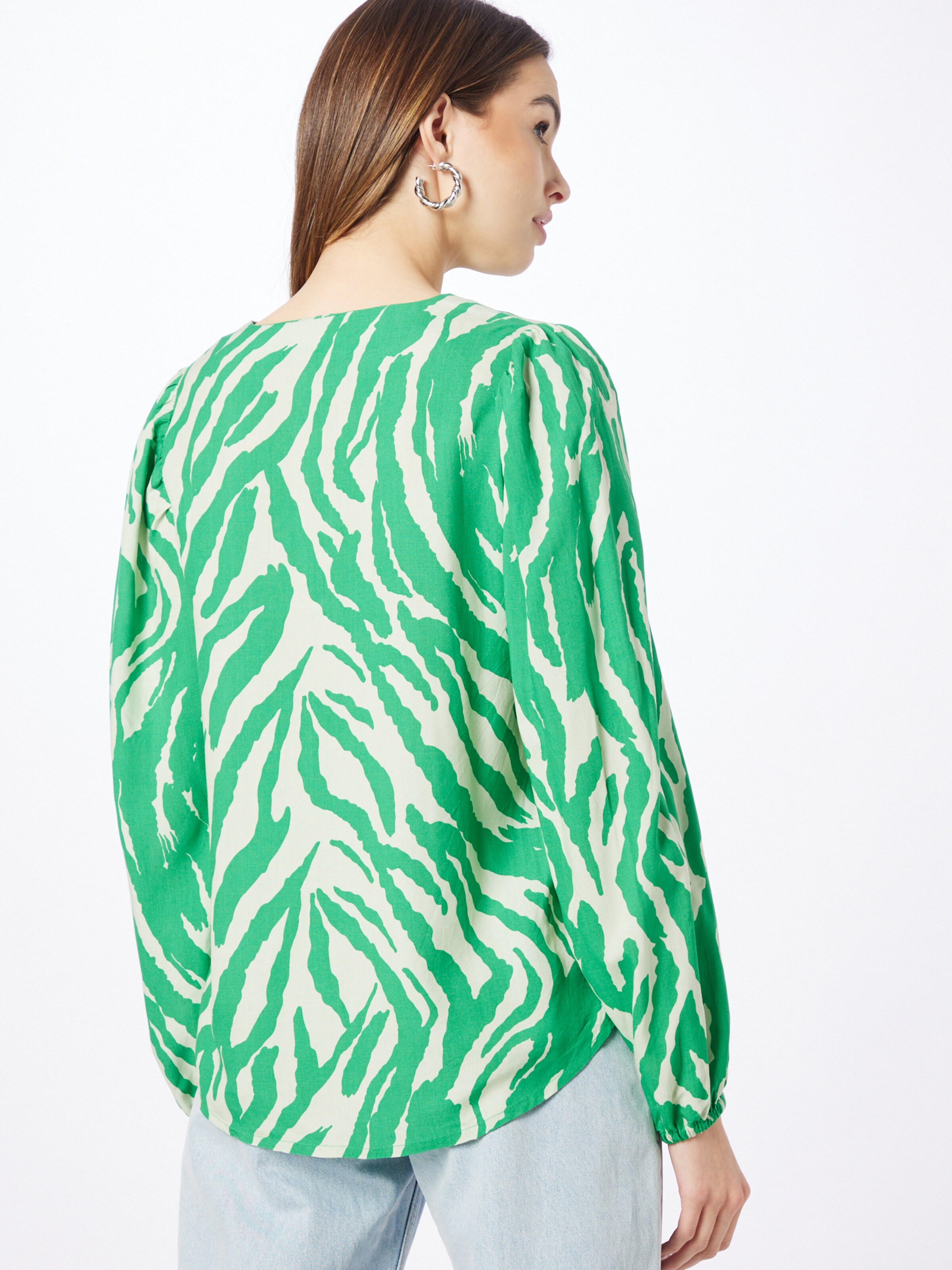 Frauen Große Größen b.young Bluse 'HASSI' in Grün - XJ31810 Frauen Große Größen b.young Bluse 'HASSI' in Grün - XJ31810