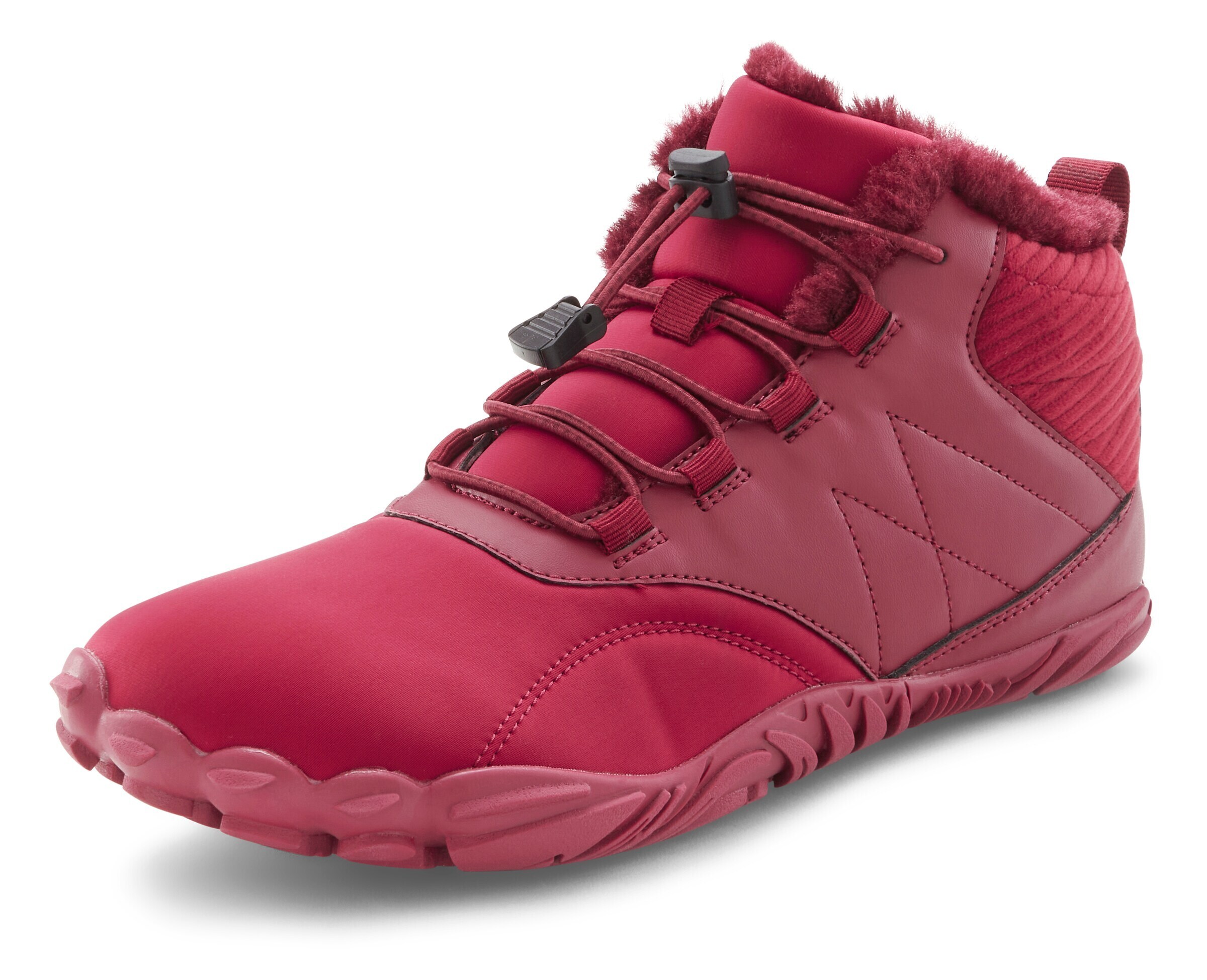 Sneaker alta di VIVANCE in rosso: frontale