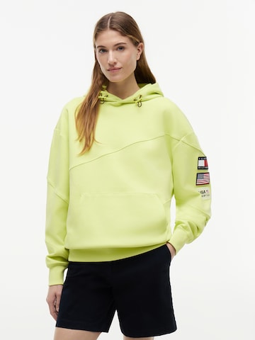 zaļš TOMMY HILFIGER Sportisks džemperis 'US SAILGP': no priekšpuses