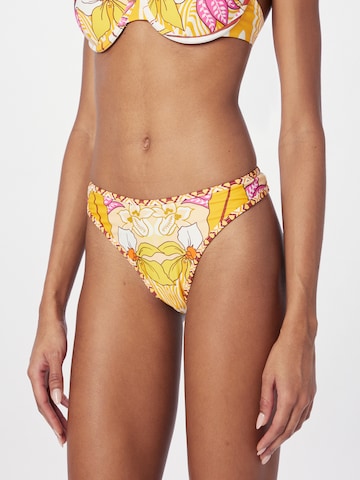 River Island Bikini Bottoms in Orange: front