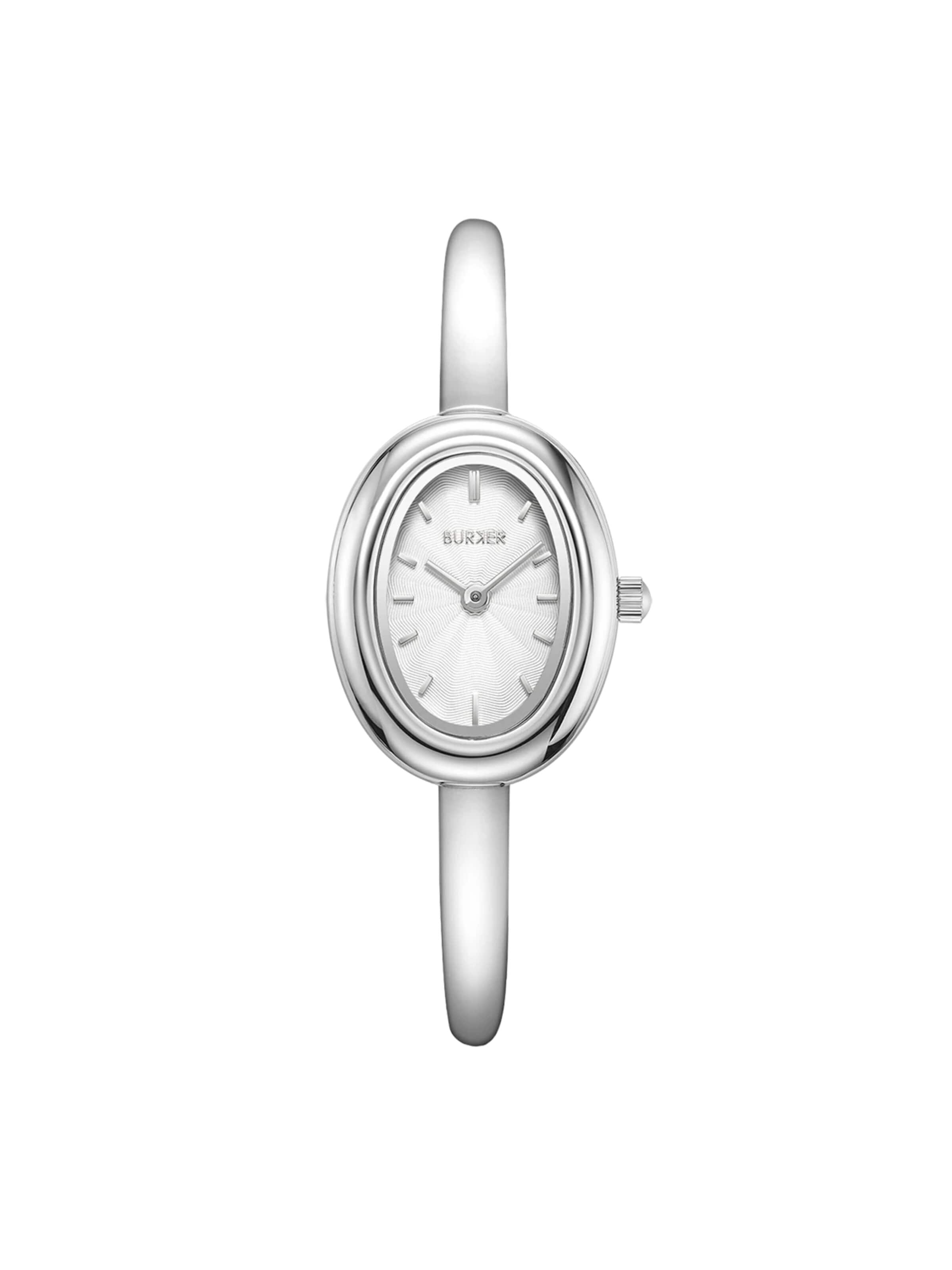 BURKER Watches Analog Watch 'Diana Silver White' in Silver: front