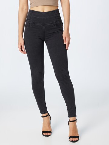 PATRIZIA PEPE Skinny Jeans in Black: front