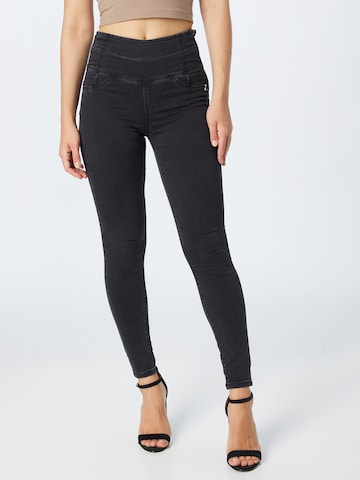 PATRIZIA PEPE Skinny Jeans in Zwart: voorkant