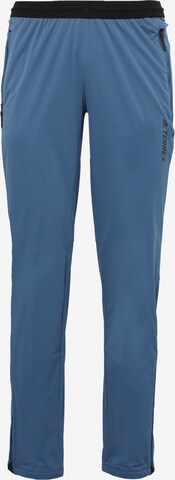 ADIDAS TERREX Sportbroek 'TERREX Xperior' in Blauw: voorkant