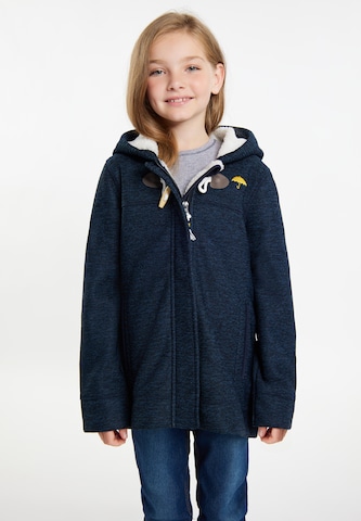 Schmuddelwedda Fleece Jacket in Blue: front