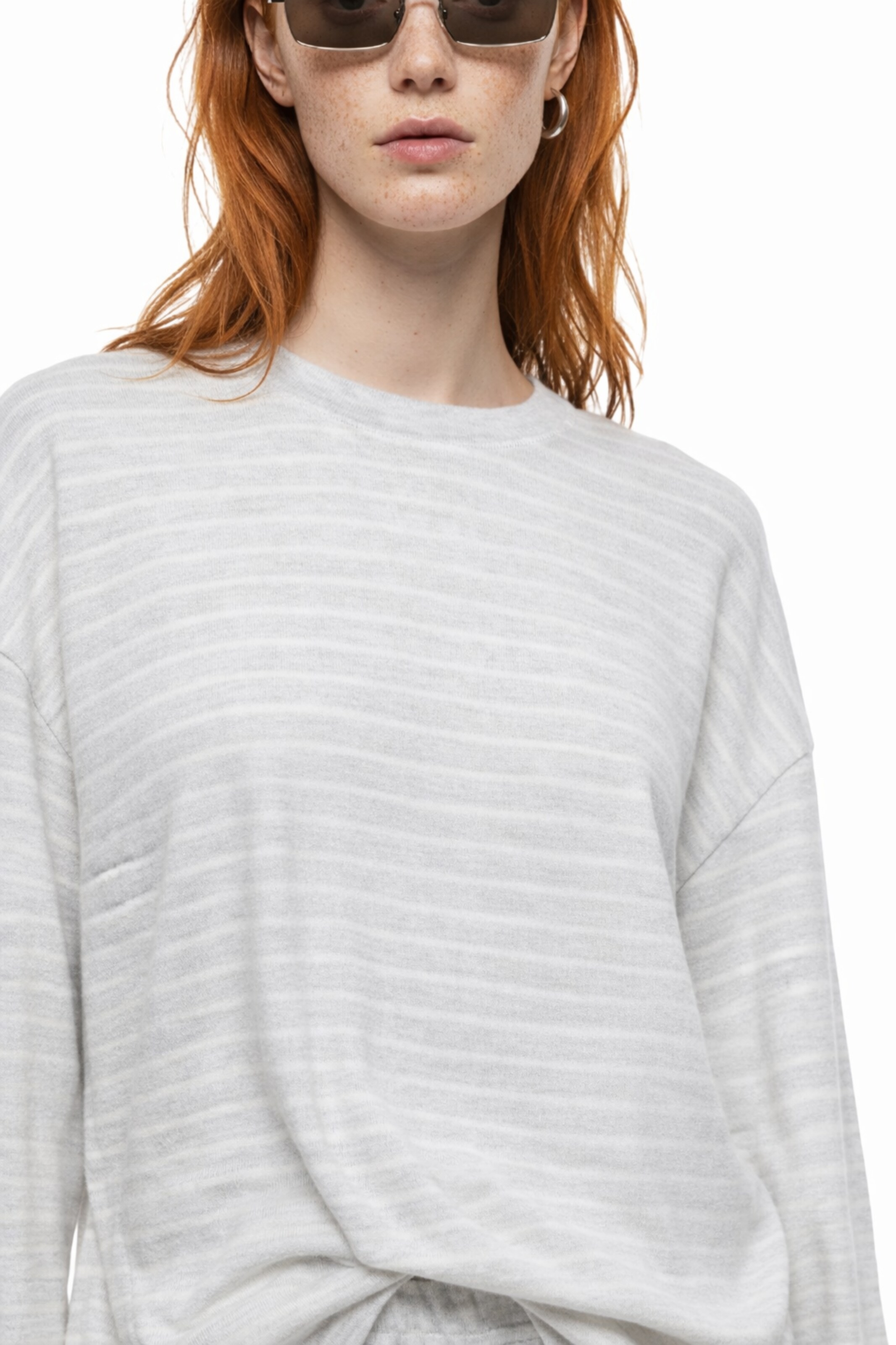 Alexa Dash Shirt in Grey