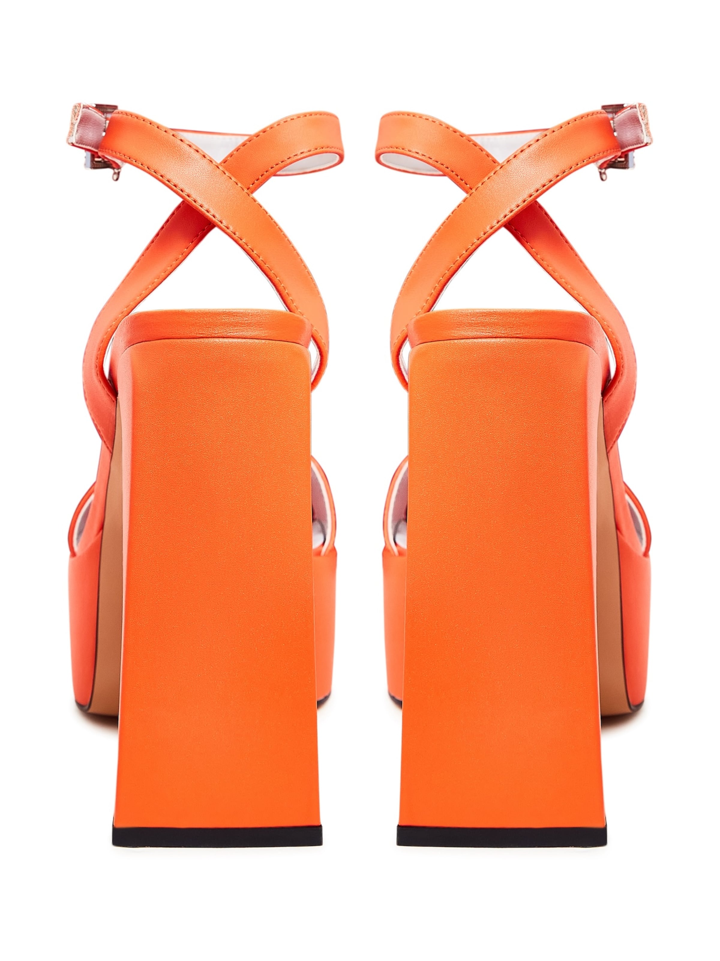 CESARE GASPARI Sandale in Orange