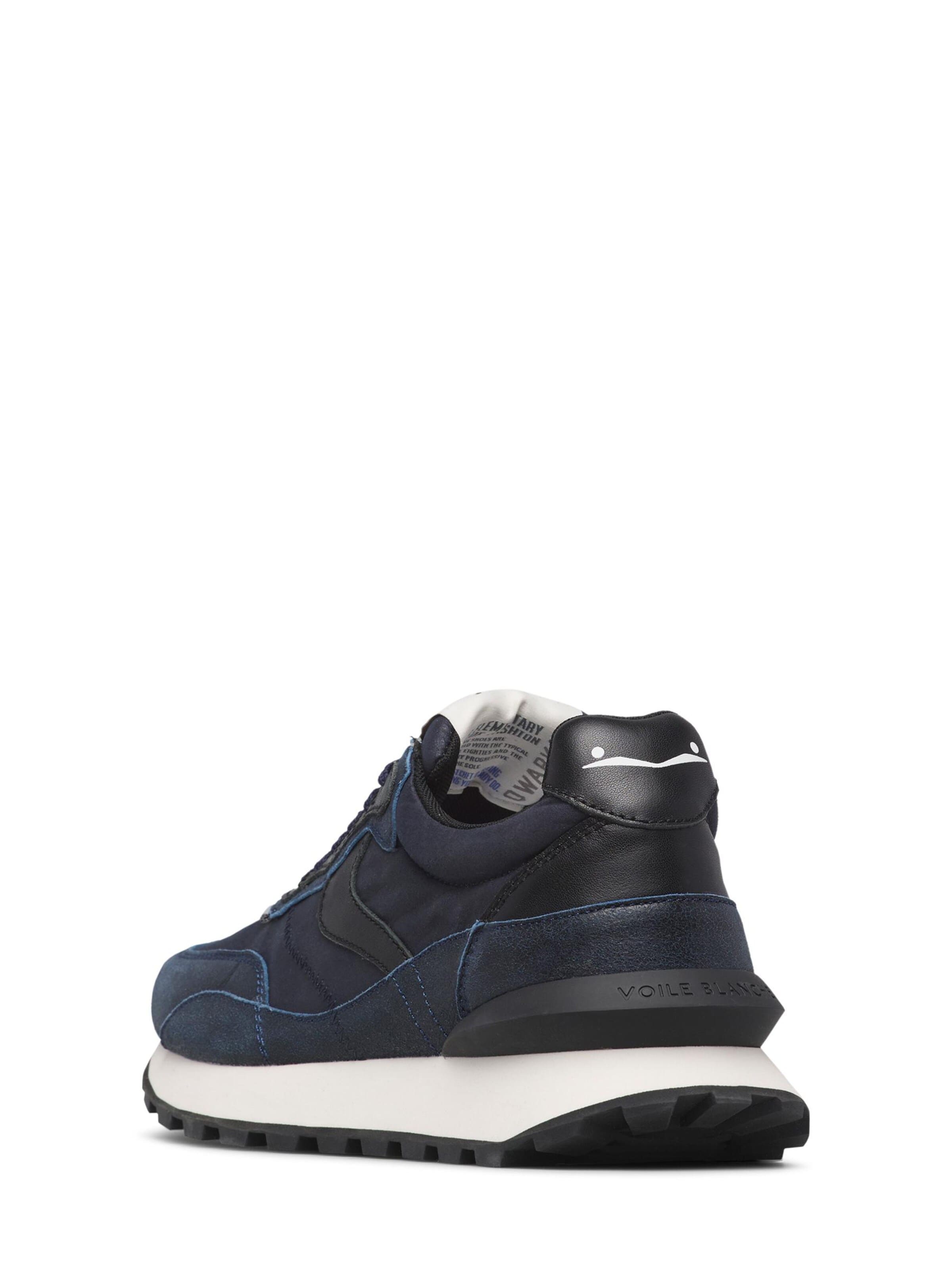 Baskets basses 'QWARK HYPE MAN.' Voile blanche en bleu