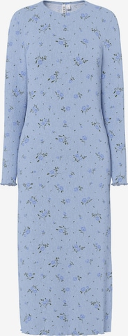 PIECES Jurk 'PCFlora' in Blauw: voorkant