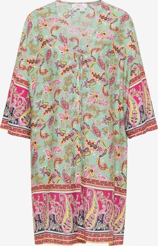 usha FESTIVAL Kimono in Green: front