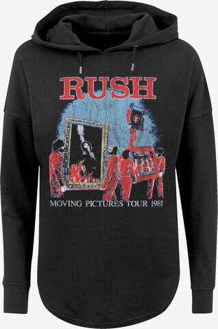 F4NT4STIC Sweatshirt 'Rush Rock Band' in Zwart: voorkant