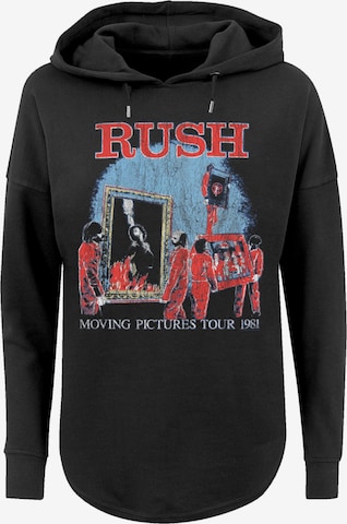 F4NT4STIC Sweatshirt 'Rush Rock Band' in Zwart: voorkant