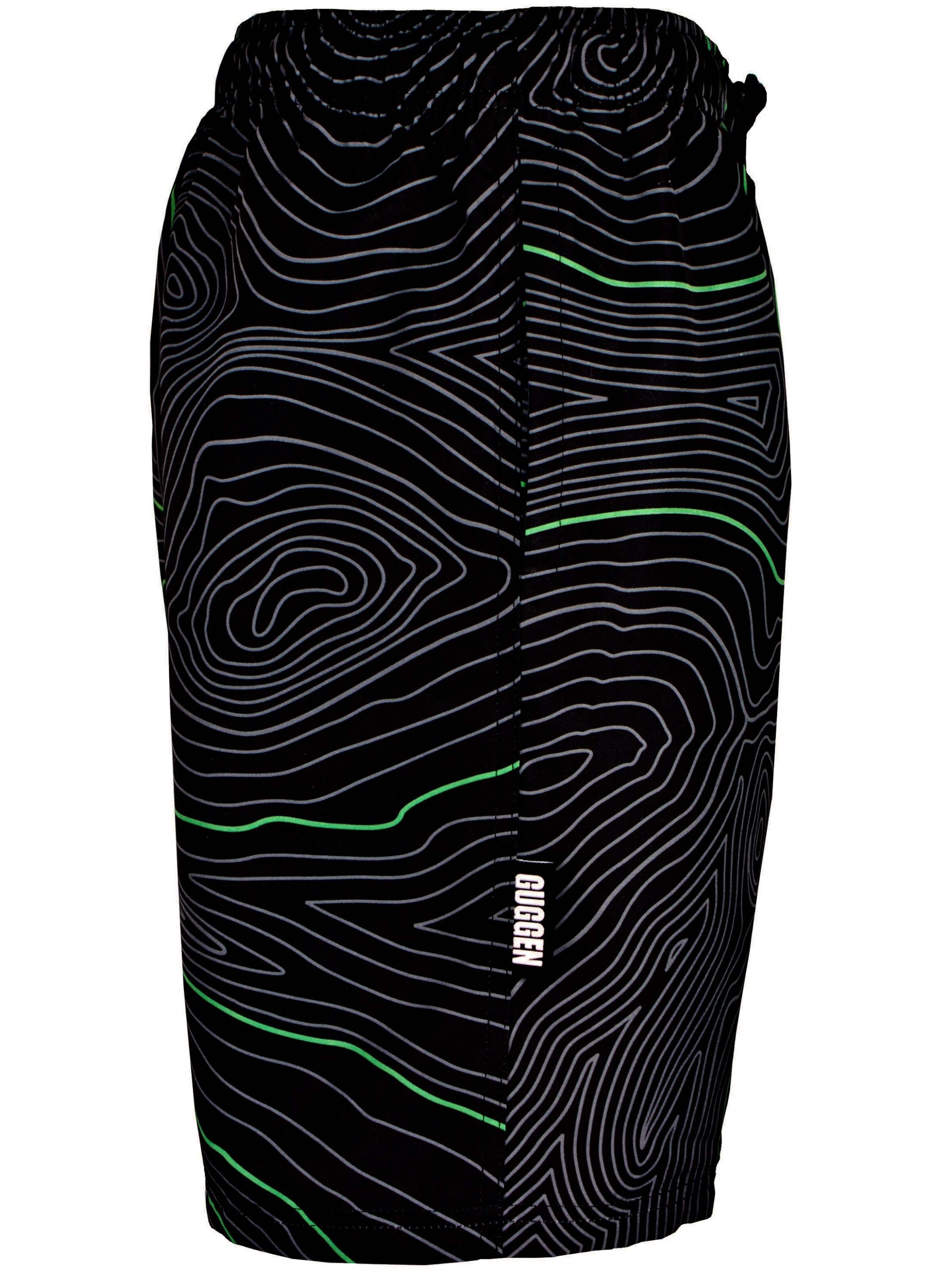 Guggen Mountain Badeshorts 'Boardshorts 2335'‌‌‌‌‌ in Grün