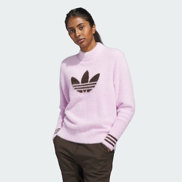 Pull-over 'Trefoil' ADIDAS ORIGINALS en violet : devant
