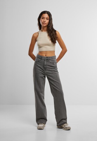 2Y Studios Wide Leg Jeans 'Vulna Open' in Grau