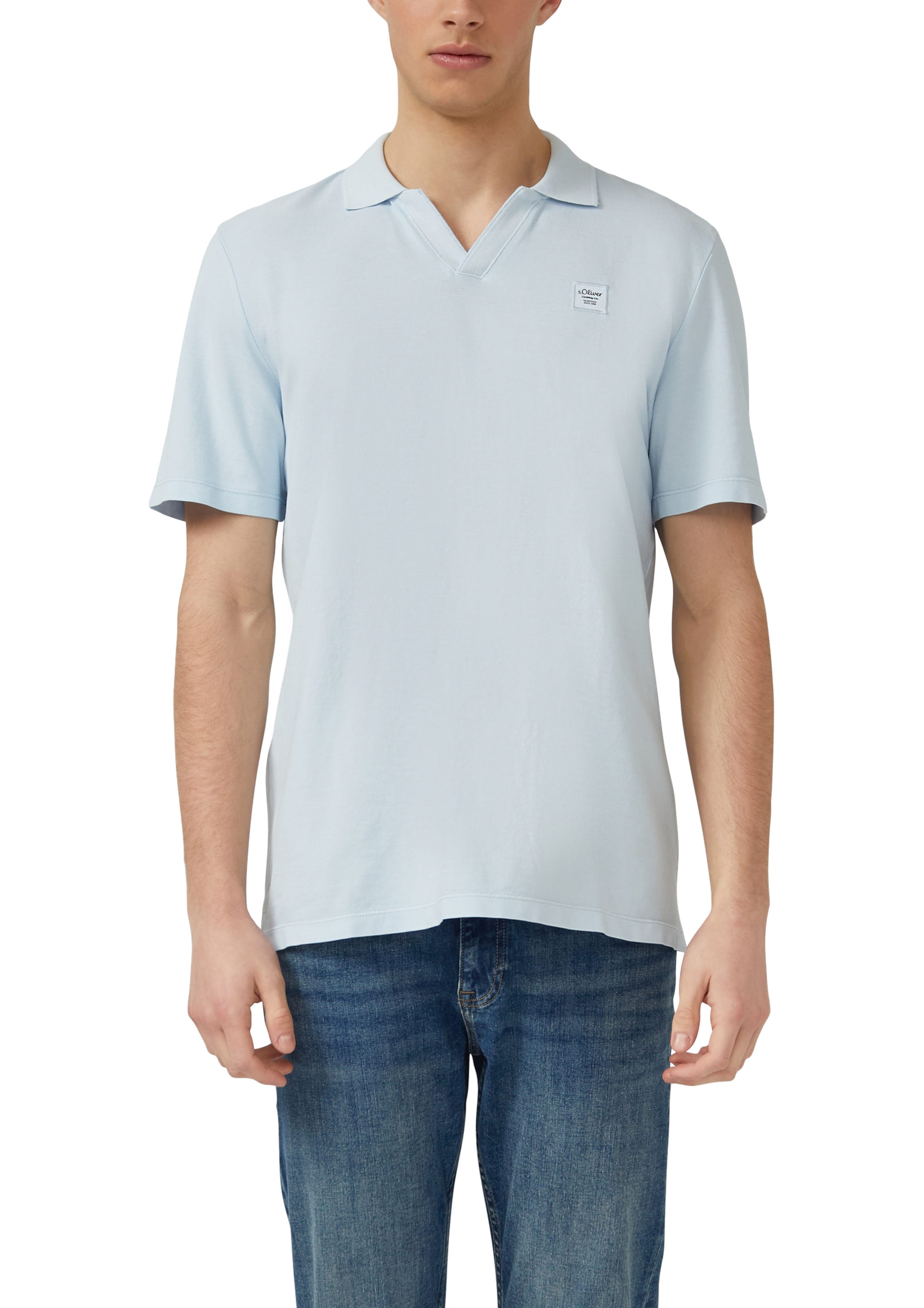 s.Oliver Poloshirt in Blau