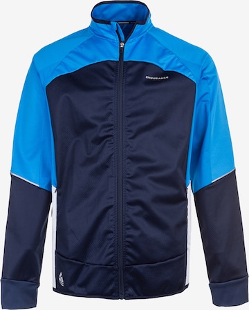 ENDURANCE Athletic Jacket 'Bonke M XCS' in Blue: front