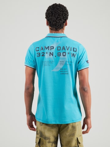 CAMP DAVID Shirt in Green: front