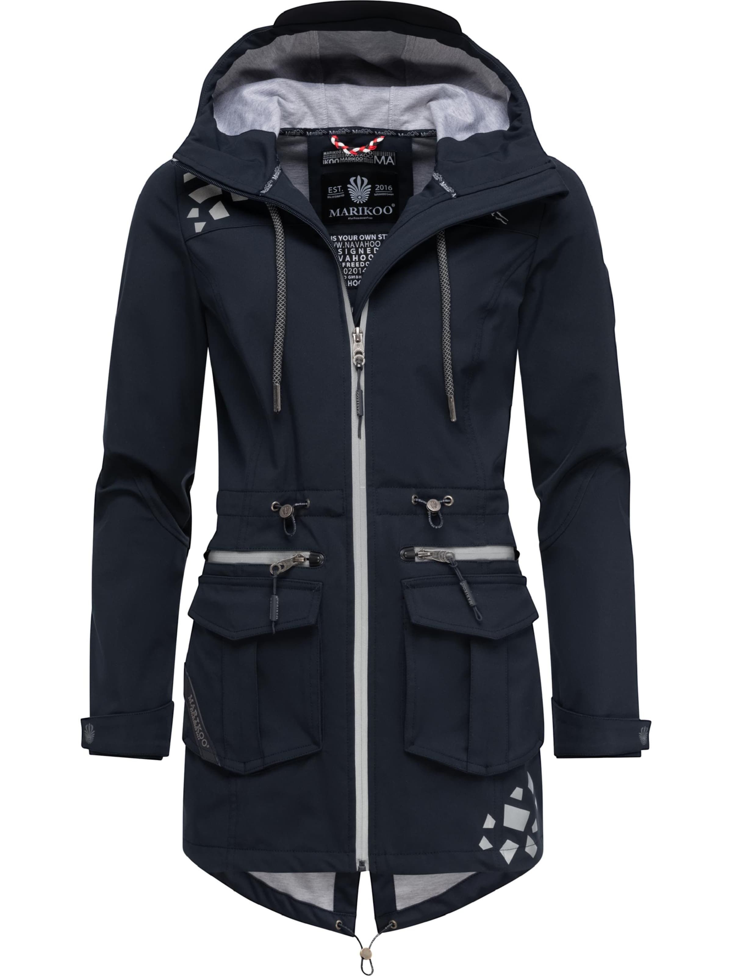 Giacca funzionale 'Ulissaa' di MARIKOO in blu: frontale