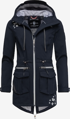 MARIKOO Weatherproof jacket 'Ulissaa' in Blue: front