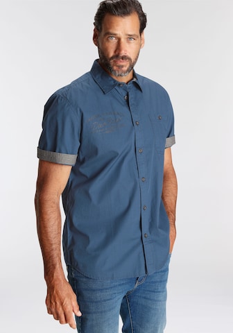 Man's World Regular Fit Hemd in Blau: predná strana