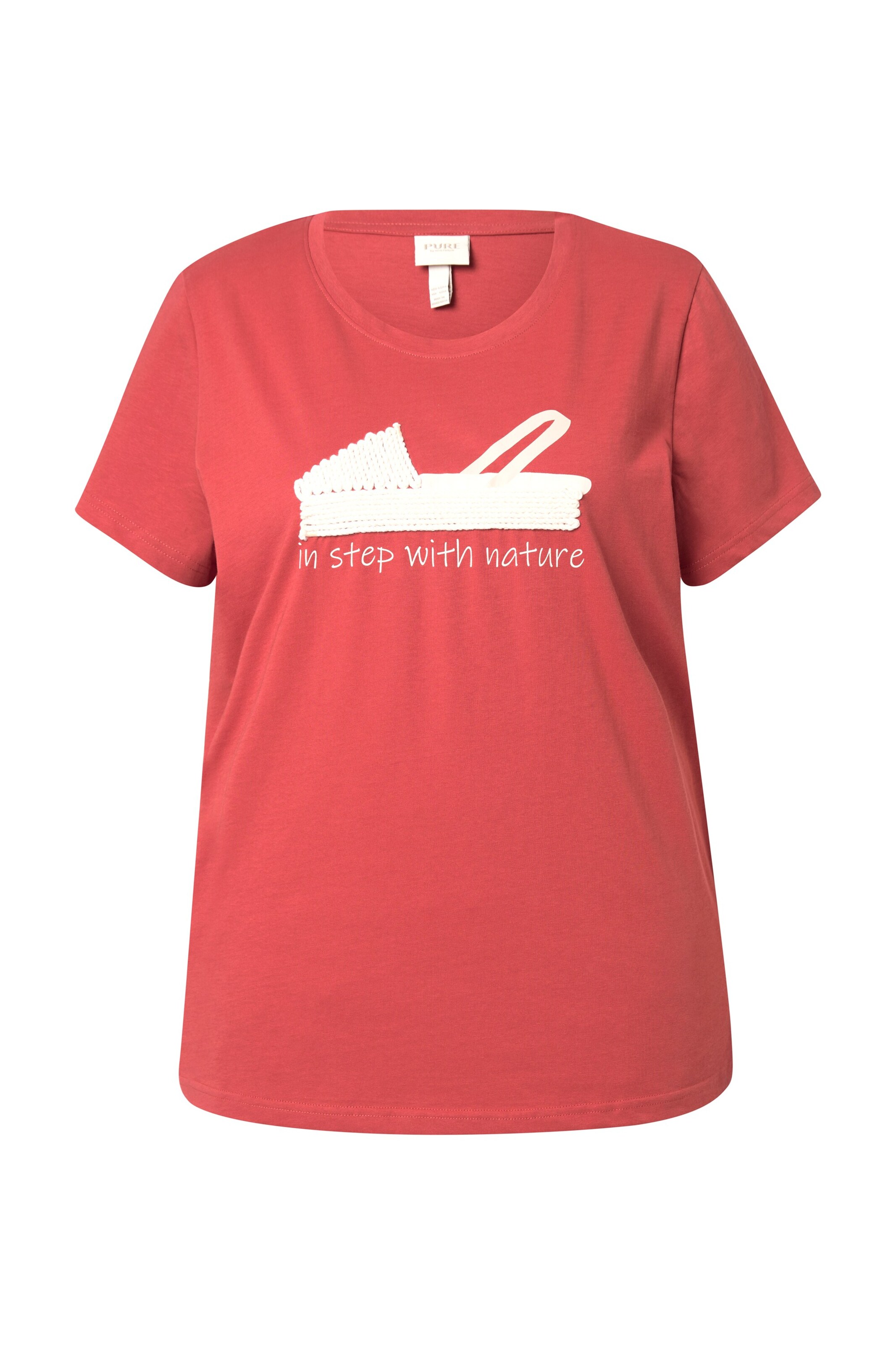 Ulla Popken T-Shirt in Rot: Vorderseite