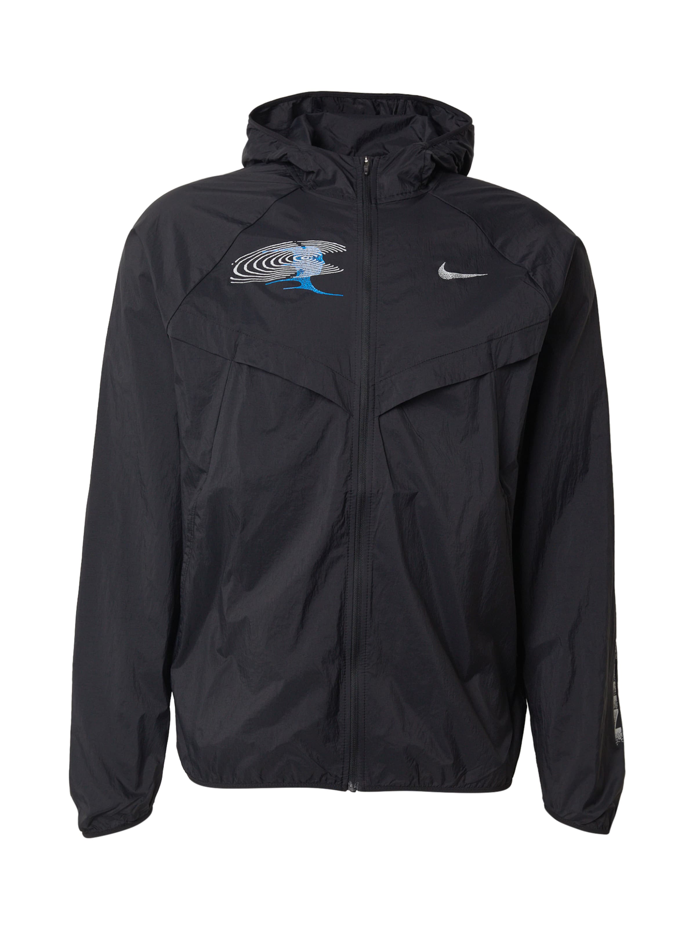 NIKE Μπουφάν άσκησης 'ENERGY' σε μαύρο: μπροστά