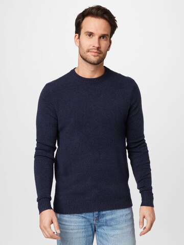 Revolution Pullover in Blau: Vorderseite