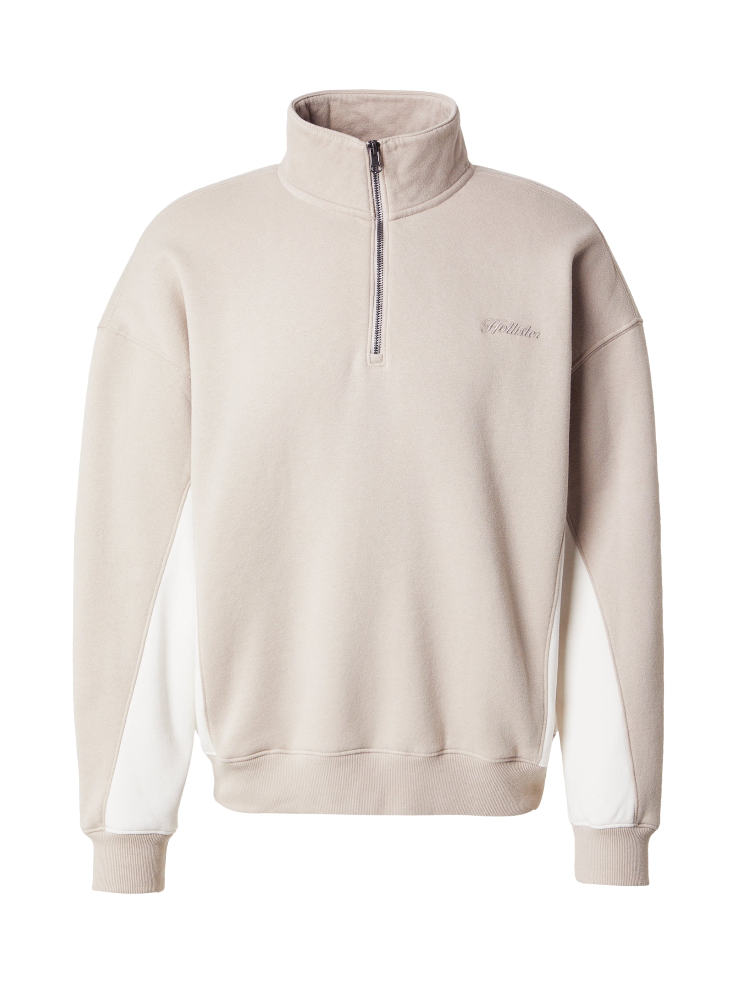 Sweat-shirt HOLLISTER en beige : devant